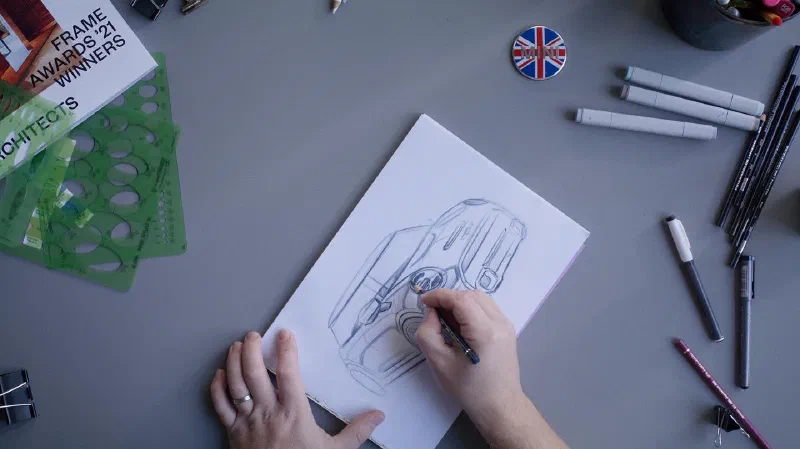 How to draw a Mini – Bild 6